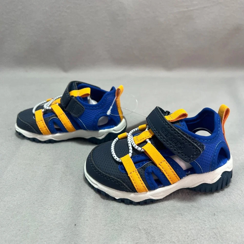 Carter's Metheor Toddler Sneaker Sandals Navy Blue Orange by Athletic Outdoor 4M